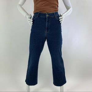 Women’s 14 High-Rise L.L. BEAN Wide-Leg 5 Pocket Jeans